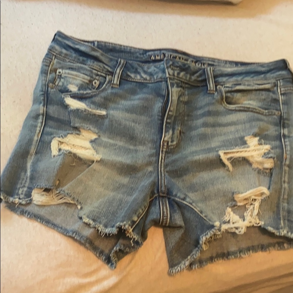 lace pocket shorts